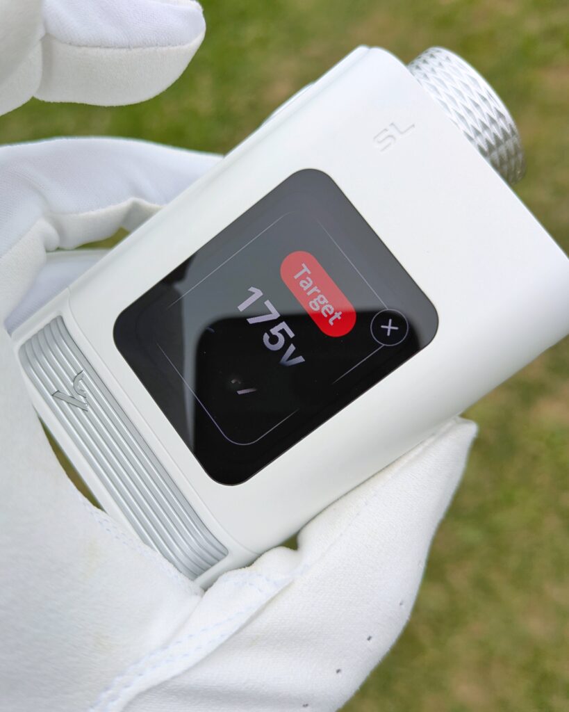 ボイスキャディSLmini側面距離表示機能