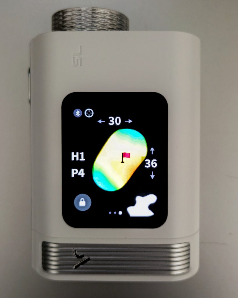 ボイスキャディSLminiグリーンレイアウト表示