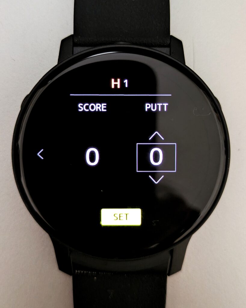 グリーンオンGS601　スコア修正